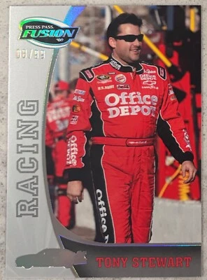 🔥2009 Press Pass Fusion Onyx #75 Tony Stewart #d /99 HOF🔥 - Image 1 of 2
