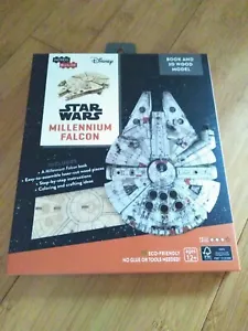 IncrediBuilds Star Wars Millennium Falcon Deluxe Book and 3D Wood Model Set - Picture 1 of 2