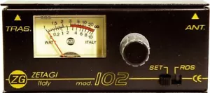 ANTENA CB SWR METER ZETAGI 102 3-200 MHZ 50 ohmios - Imagen 1 de 1