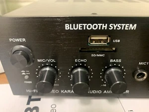 KARMA Amplificatore stereo PA 2380BT 2x50W USB/MP3/Bluetooth - Imagen 1 de 12