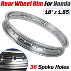 18"X1.85 36 Hole Rear Wheel Rim For Honda Cb160 Cb250 Cb350 Cb350f Cb400f Sl350