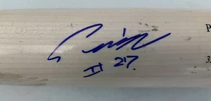 SEIYA SUZUKI Cubs Signed Auto Autographed Japan Used Bat JSA - Picture 1 of 6