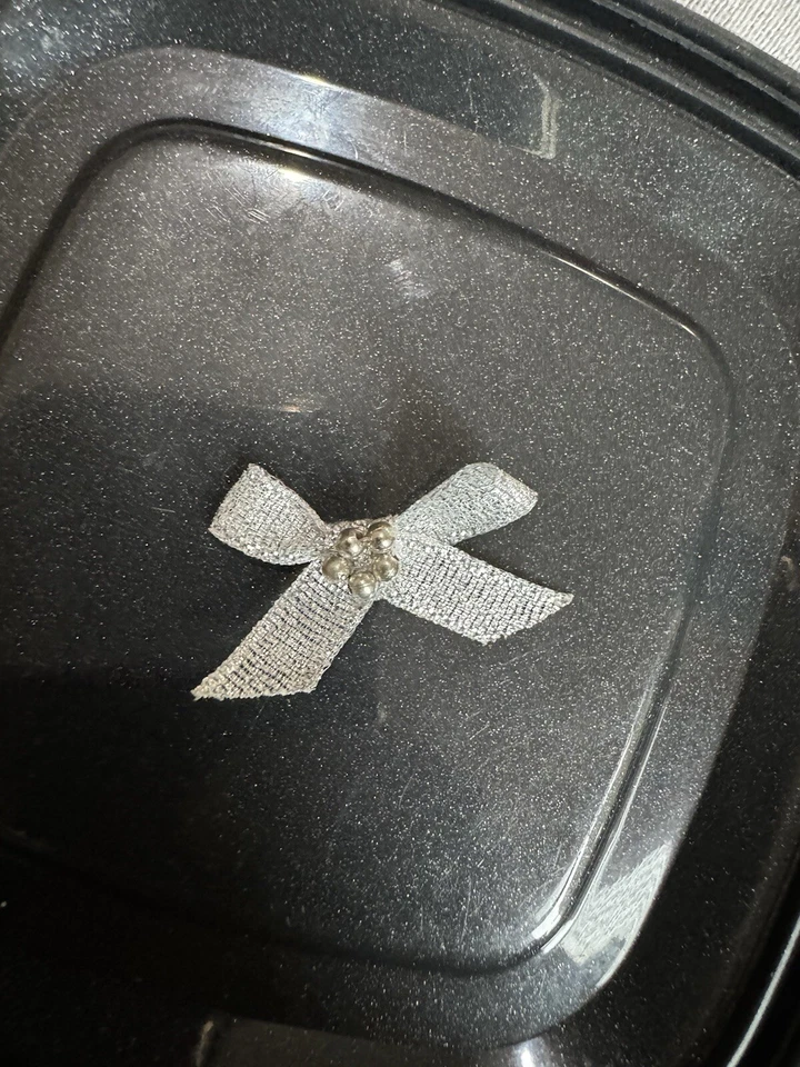 Mini Satin Ribbon Bows Small 3cm Wide Pre-Tied Crafts Wedding Cards Sewing Baby - Image 1 of 1