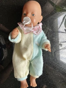 Baby Born Puppe Von Zapf 1990 Mit Anzug und Schnuller - Bild 1 von 2