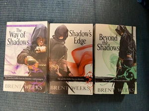 Brent Weeks 3 Book Set NIGHT ANGEL Series Way of Shadows, Beyond Shadows Edge - Imagen 1 de 8