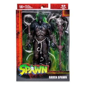 Mcfarlane Spawn 18 cm Action Figur mit Zubehör und Base: Raven Spawn, Small Hook - Bild 1 von 7