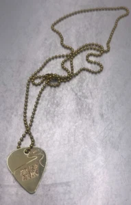 BRUNO MARS METAL GUITAR PICK PROMOTIONAL ITEM - Picture 1 of 6