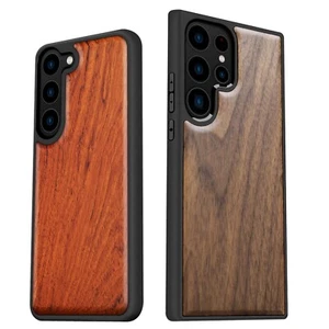 Holz Handyhülle für Samsung Galaxy S25 S24 S23 Ultra S22 S21 Plus FE Note20 5G - Bild 1 von 12