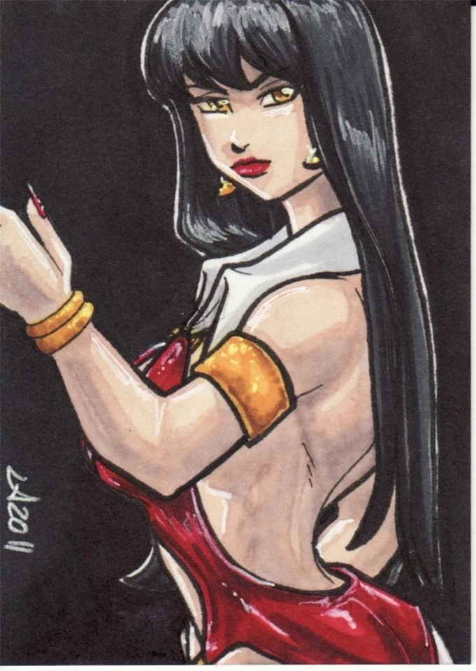 BREYGENT 2011 VAMPIRELLA SKETCH BY LYANE ANDERSON - Image 1 of 1