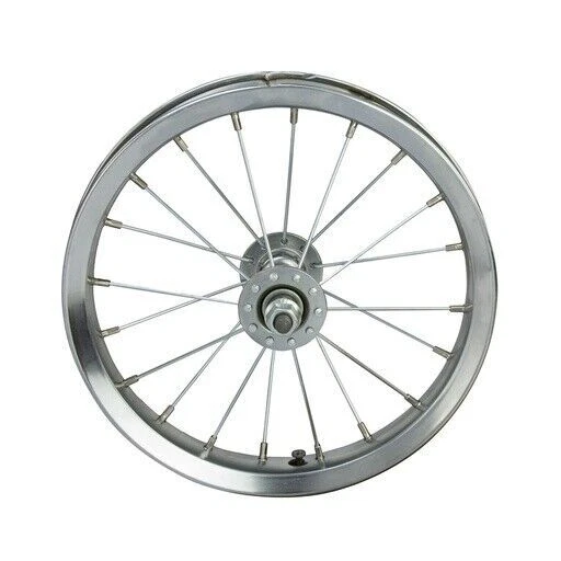 Rueda Lowrider Classic 12" 20 radios delantera acero cromo (pared única, 14 g St Foto 1 de 1