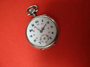 Vintage Silver Decorated 45mm Hand Winding Pocket Watch_243 - Picture 1 of 6
