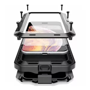 For iPhone 8Plus 7 XR XS 11 Pro IP54 Waterproof Shockproof Metal Aluminum Case - Picture 1 of 49