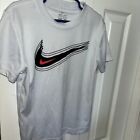 The Nike Tee Boys Short Sleeve Crew Neck White Pullover T Shirt Size 7