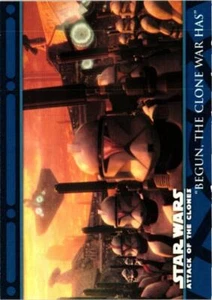 BEGUN,THE CLONE WAR HAS 2002 Star Wars Attack of the Clone #77 BUY ANY 2 ITEMS F - Picture 1 of 2