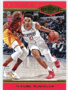 TARJETA DE PLACAS Y PARCHES DE PANINI JEROME ROBINSON 2018-19 # 1/10 SSP - Imagen 1 de 2