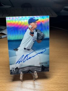 2014 Bowman Platinblau Refraktor Alexander Guerrero Autogramm #AP-AG/199 - Bild 1 von 2