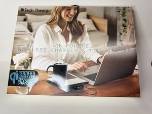 Tech Theory Chargeur sans fil alimenté par USB et chauffe-tasse - Photo 1 sur 2
