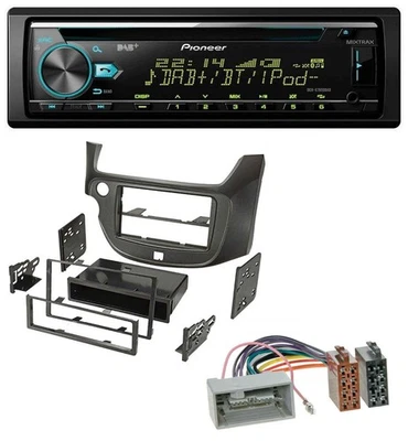 Pioneer DAB MP3 CD USB Bluetooth Autoradio für Honda Jazz (ab 2009) dunkelgrau - Bild 1 von 4