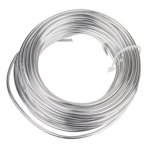 VBS XXL alambre de aluminio colores plata alambre para manualidades alambre para envolver alambre manualidades floristería - Imagen 1 de 6