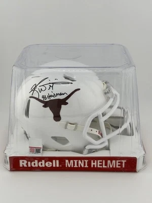 Auténtico casco de velocidad firmado por Ricky Williams Texas Longhorns "98 Heisman" WSS Foto 1 de 3