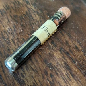 Cartucho de plomo lápiz mecánico vintage PARKER F negro firme EE. UU. - Imagen 1 de 3