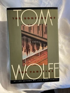 Bonfire of the Vanities HC Dust Jacket 18th Printing 1988 Good - Foto 1 di 5
