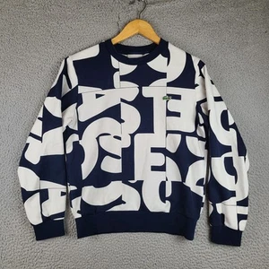 Felpa Lacoste uomo piccola Heritage grafica manica lunga girocollo pullover - Foto 1 di 8