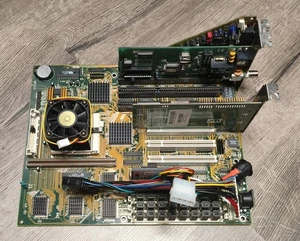 ⭐ PC DOS/Win9x QuickStart Pakiet So7 P200 MMX 32MB CF ATI AZTECH REALTEK 🥇TOP - Zdjęcie 1 z 15