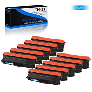 10PK Cyan TN315 Toner for Brother MFC-9460cdn MFC-9560cdw MFC-9970cdw Printer - Picture 1 of 24
