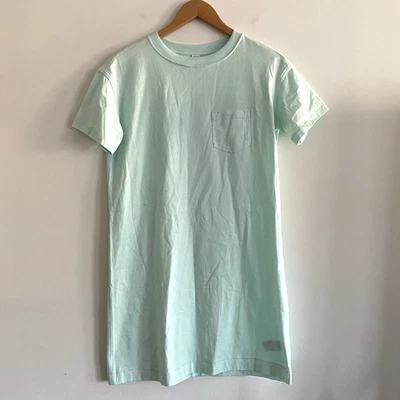 Old Navy Mint Shirt Dress XS Minimalist Short Sleeve Summer Spring Beach Comfort - Image 1 of 4