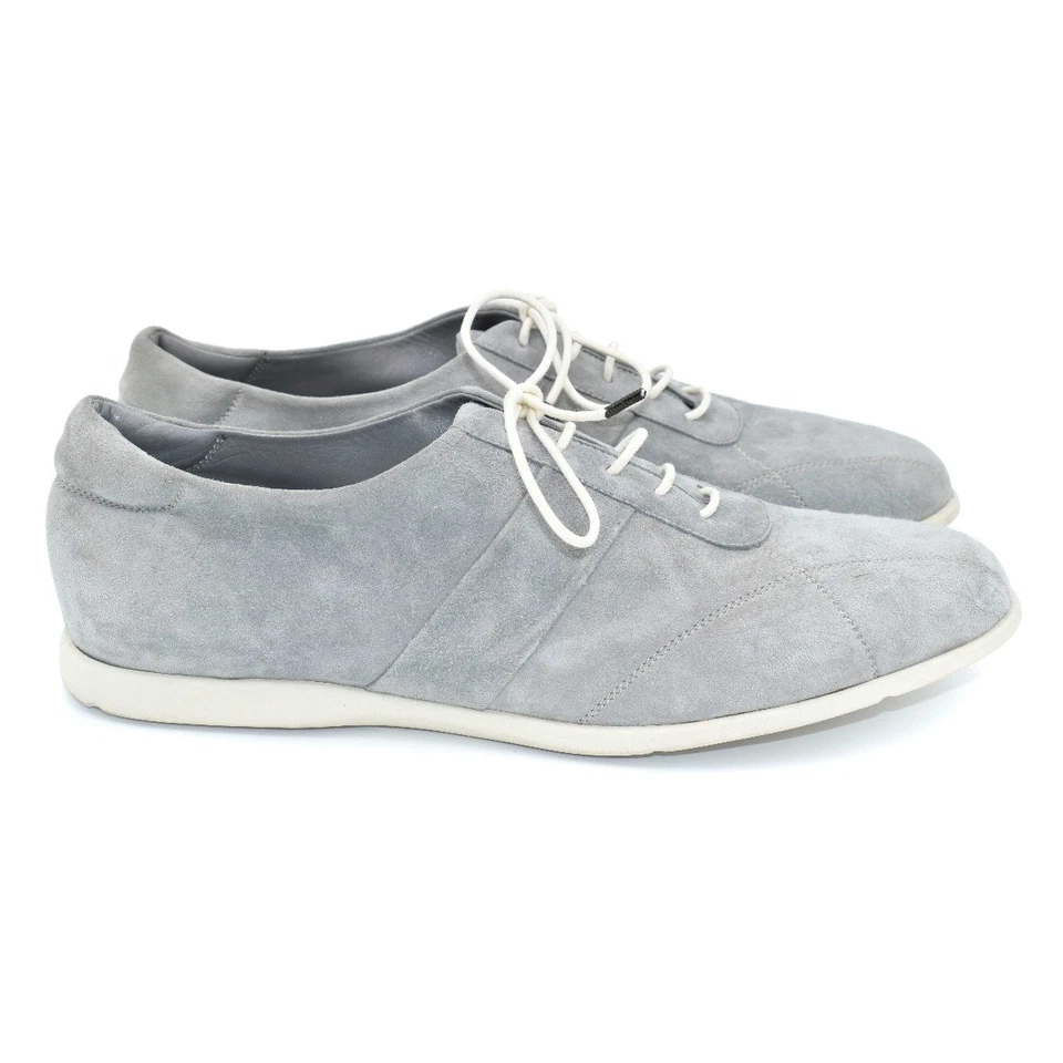 Ralph Lauren Colección Para Mujer Gris Claro Gamuza Moda Tenis Zapatos talla 9 M Foto 1 de 4