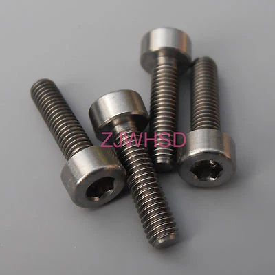 4pcs M3 x 12 Ti tanium Screw Bolt Allen hex Socket Cap head / Aerospace Grade - Image 1 of 2