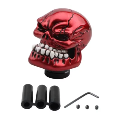 Universal Car Truck Manual Stick Gear Shift Knob Shifter Lever Skull Head Foto 1 de 4