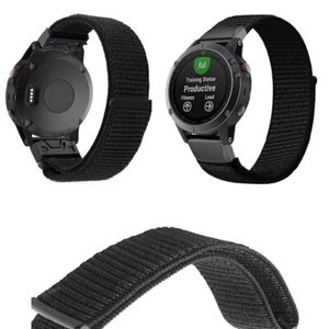 Correa de reloj con cierre de bucle de nailon de liberación rápida para Garmin Fenix 5X Fenix 5 - Imagen 1 de 10