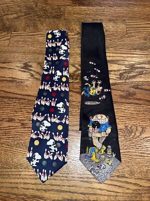 CORBATA PEANUTS SNOOPY THE BOWLING BEAGLE & Balanchine HOT CAKES Gary Patterson Foto 1 de 4