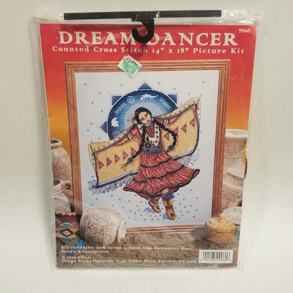 Dream Dancer Design Works Counted Cross Stitch Kit 9960 Native American