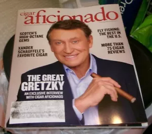 CIGAR AFICIONADO Magazine Mar March April 2025 WAYNE GRETZKY Cover NEW w/Label - Picture 1 of 2