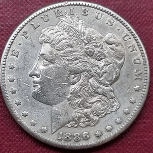 1886 S Morgan Dollar $1 Higher Grade AU #69985 - Picture 1 of 2