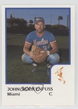 1986 ProCards Miami Marlins John Wockenfuss