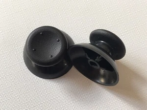 2X Microsoft Xbox 360 Controller BLACK Analog Joystick Thumbstick Caps X360 - Imagen 1 de 3