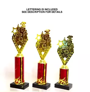 SET OF CHILI COOK OFF TROPHIES BARBACUE COOK OFF TROPHY CHILI COOK OFF #2 - Picture 1 of 5