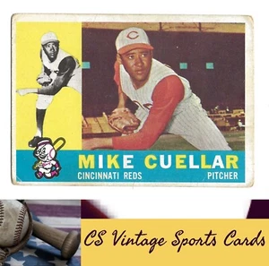 1960 Topps #398a Mike Cuellar Gray back - Bild 1 von 2