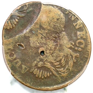 1787 M 28-n R-6+ PCGS VG Detail Double Struck Connecticut Colonial Copper Coin - Picture 1 of 3