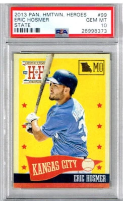 2013 Panini Hometown Heroes Eric Hosmer State PSA 10 - Image 1 of 2