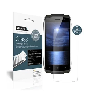 2x Displayschutzfolie für Homtom Zoji Z6 Matt Flexibles Glas 9H dipos - Bild 1 von 8