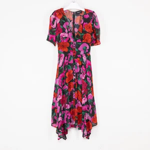 The Kooples Dolce Vita Damenkleid Seide Blumendruck Multi Größe 0 - Bild 1 von 6