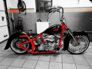 Harley-Davidson Sofail Chicano Guardabarros Largo - Juego (delantero + trasero +4") (de Polonia - Imagen 1 de 7