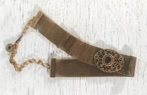 Vintage Unmarked Victorian Style Plated 12' Neck Chocker 1950s Approx Damaged - Bild 1 von 4