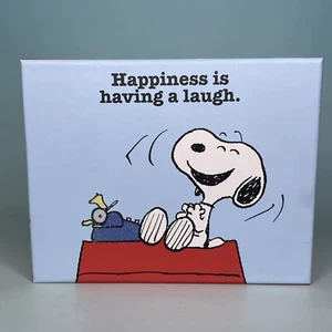 Graphique Peanuts Snoopy Happiness 20 Blank Cards & Envelopes New Boxed - Picture 1 of 5