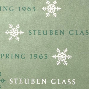 Vintage Spring 1963 Steuben Crystal Glass Catalog Brochure Gump's San Francisco - Picture 1 of 8